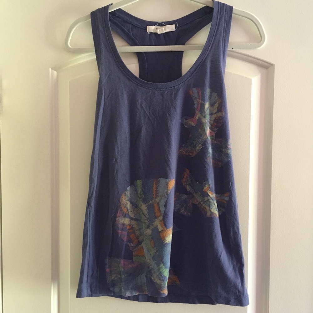 Multicolored Bird Racerback Tank